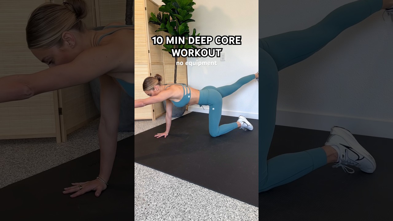 10-Minute Deep Core Workout for Strength and Stability