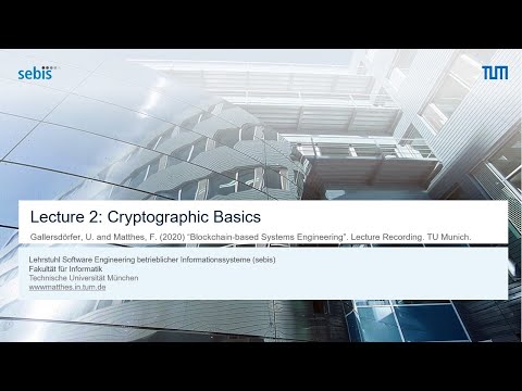 BBSE - Lecture 2: Cryptographic Basics