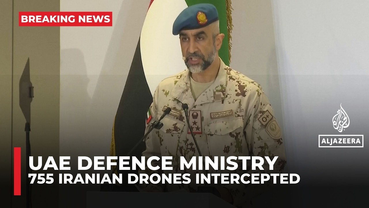 UAE Reports 186 Missiles & 812 Drones Launched from Iran 🚀