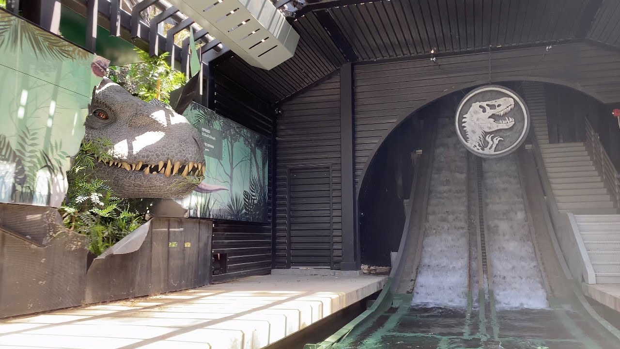 Experience the Thrill of Jurassic World: The Ride with the New Indominus Rex! 🦖