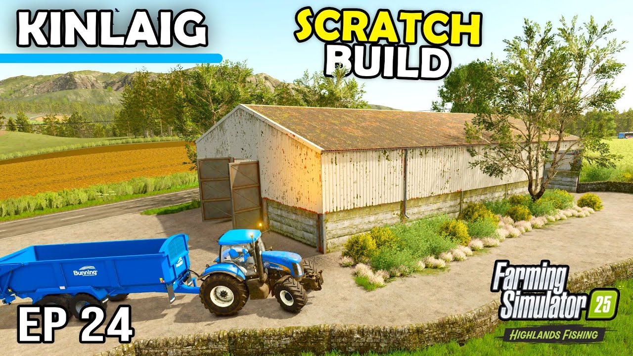 Farming Simulator 25: Building a Highland Farm π