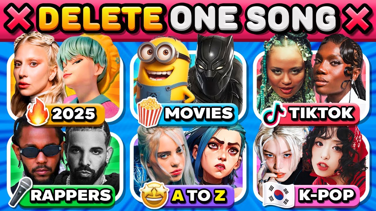 Can You Delete Just One Song? 🎵 6 Songs Challenge