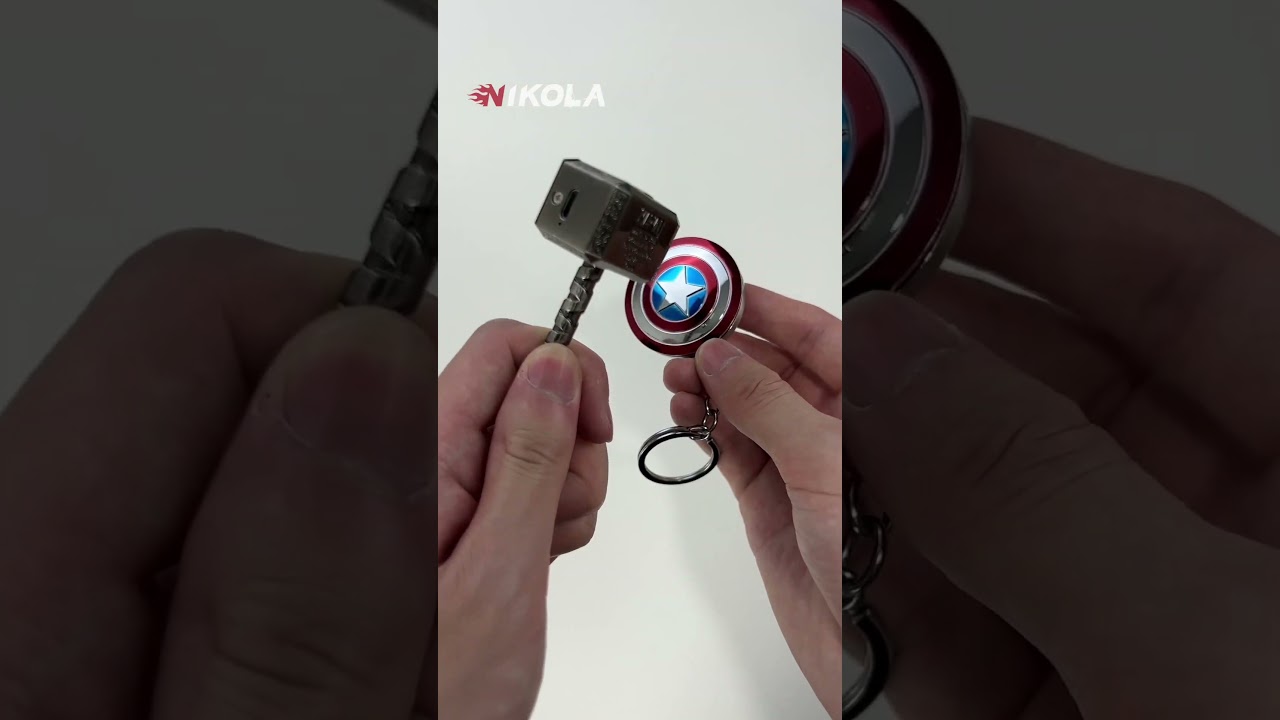 Captain America Shield & Thor’s Hammer Lighters 🛡️🔨