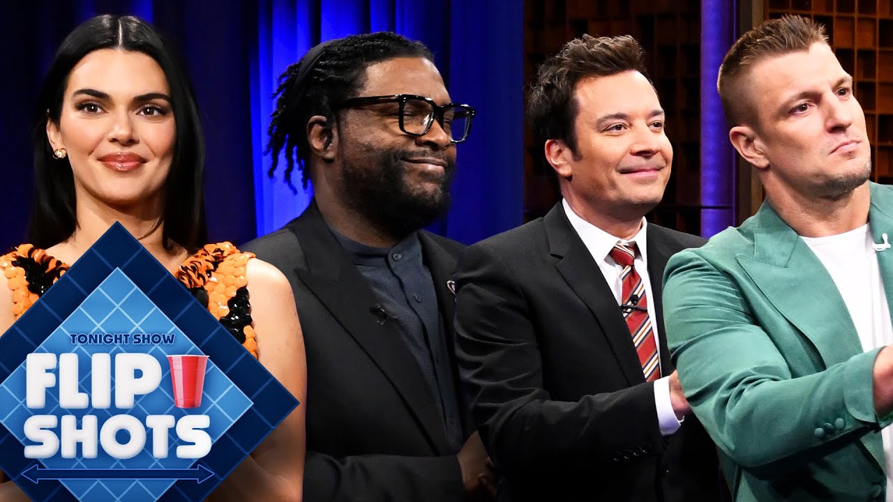 Flip Shots with Kendall Jenner & Rob Gronkowski 🎉