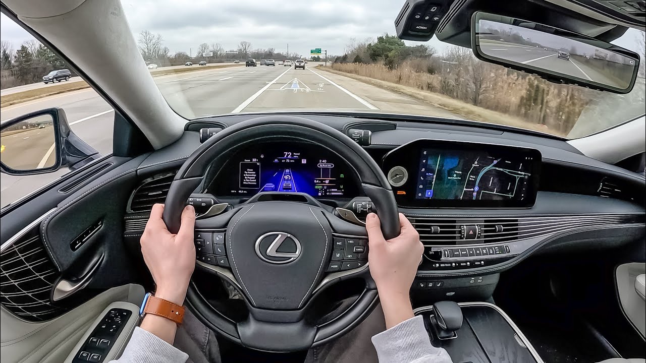 2024 Lexus LS 500h POV Test Drive 🚗