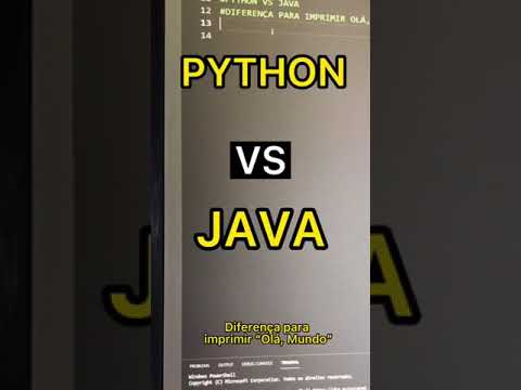 PYTHON vs JAVA - “Olá, Mundo!”
