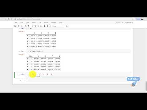 18 Machine Learning in Hindi- How to reset index in Pandas | KGP Talkie