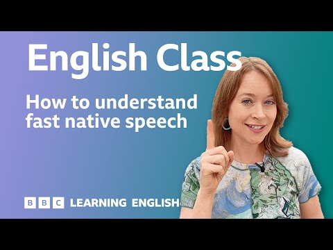 How to understand native speakers when they talk quickly: Live English Class