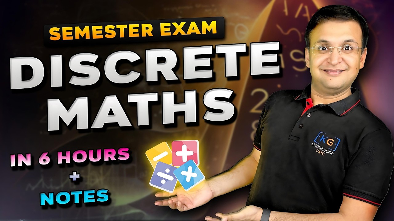 Comprehensive Discrete Mathematics Review for Semester Exams in Hindi