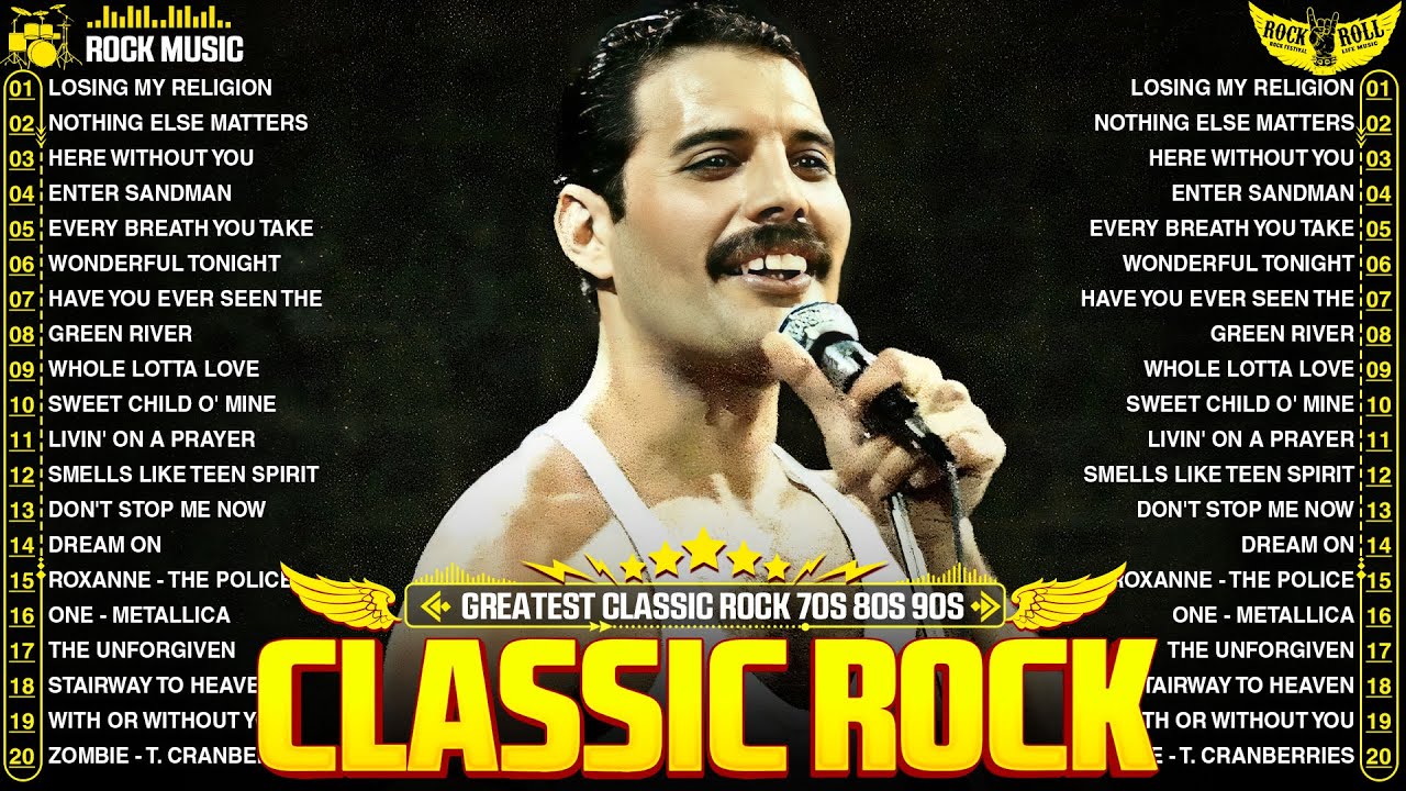 Ultimate Classic Rock Playlist: 70s, 80s & 90s Hits 🎸