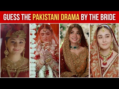 Guess the Pakistani Drama from the Bride | Pakistani Drama Quiz