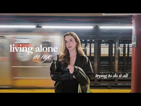 a realistic week in my life in nyc *productive days living alone*