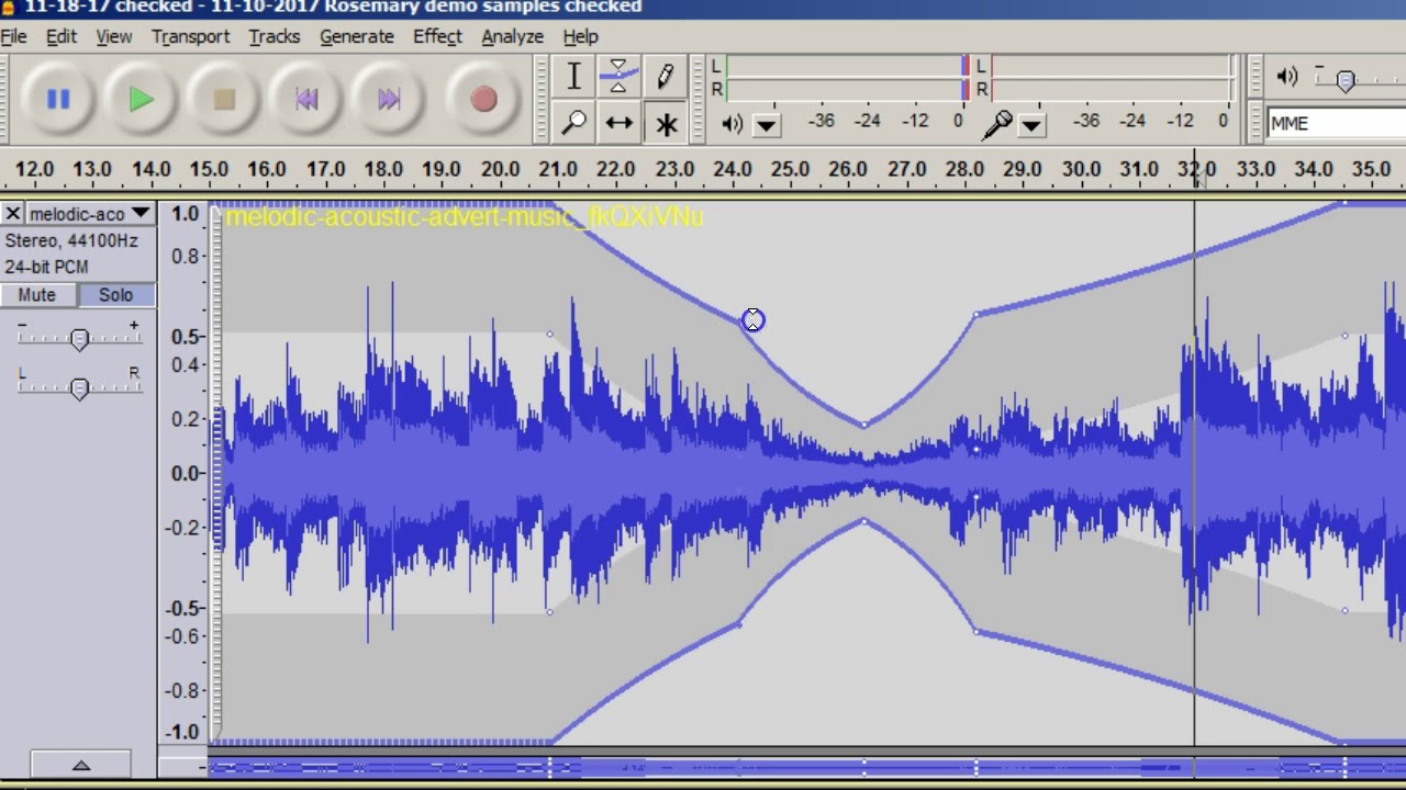 Mastering Volume Control in Audacity: Use Envelope Tool for Smooth Transitions 🎵