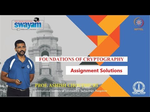 Foundations of Cryptography | Week 2 Assignment 2 Solution | The Codeist #nptel