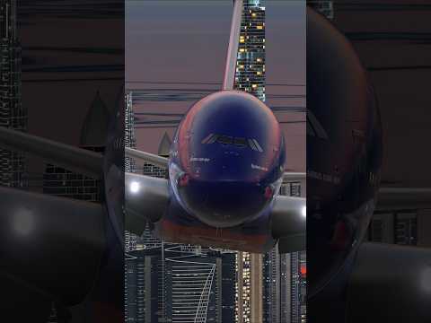 Emirates Airlines over Dubai#aviation #dubai #airplane #emirates #flight