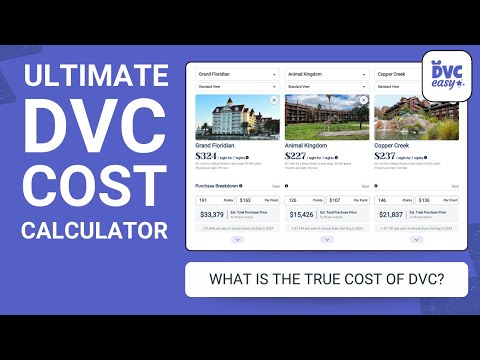 The Ultimate Disney Vacation Club Calculator | How Much Does DVC Really Cost?