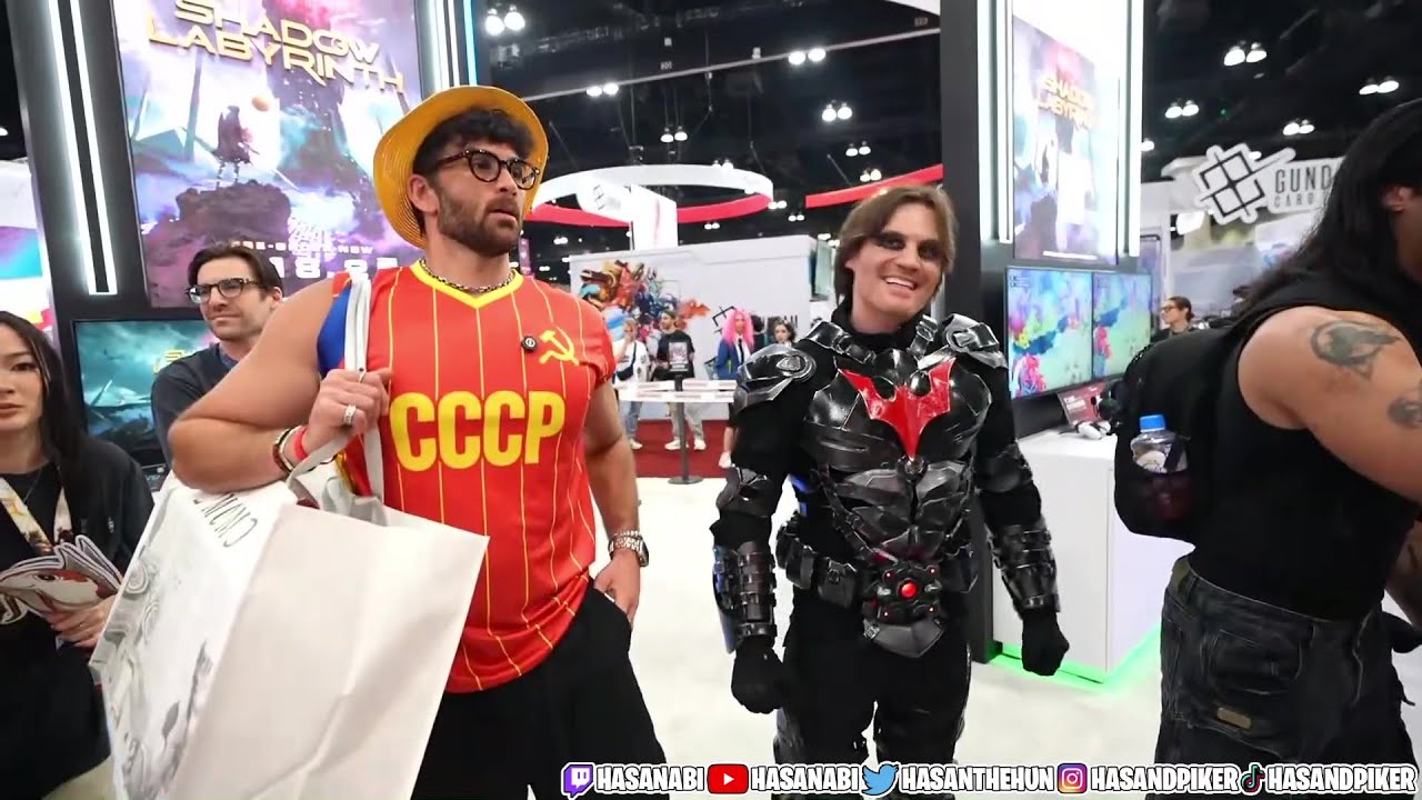 HasanAbi at Anime Expo 2025 in LA 🎉
