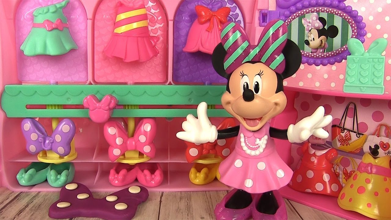 Minnie Mouse Boutique: Jouet Rubans & Robes ✨