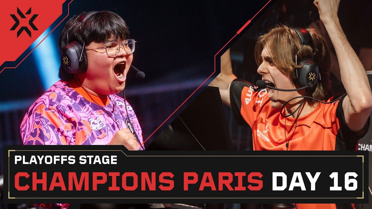 VALORANT Champions Paris: Epic Playoff Battles on Day 16 🔥