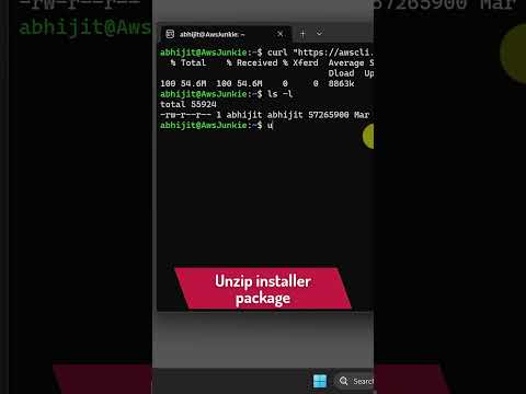 Download and Install AWS CLI on Linux | Ubuntu | WSL
