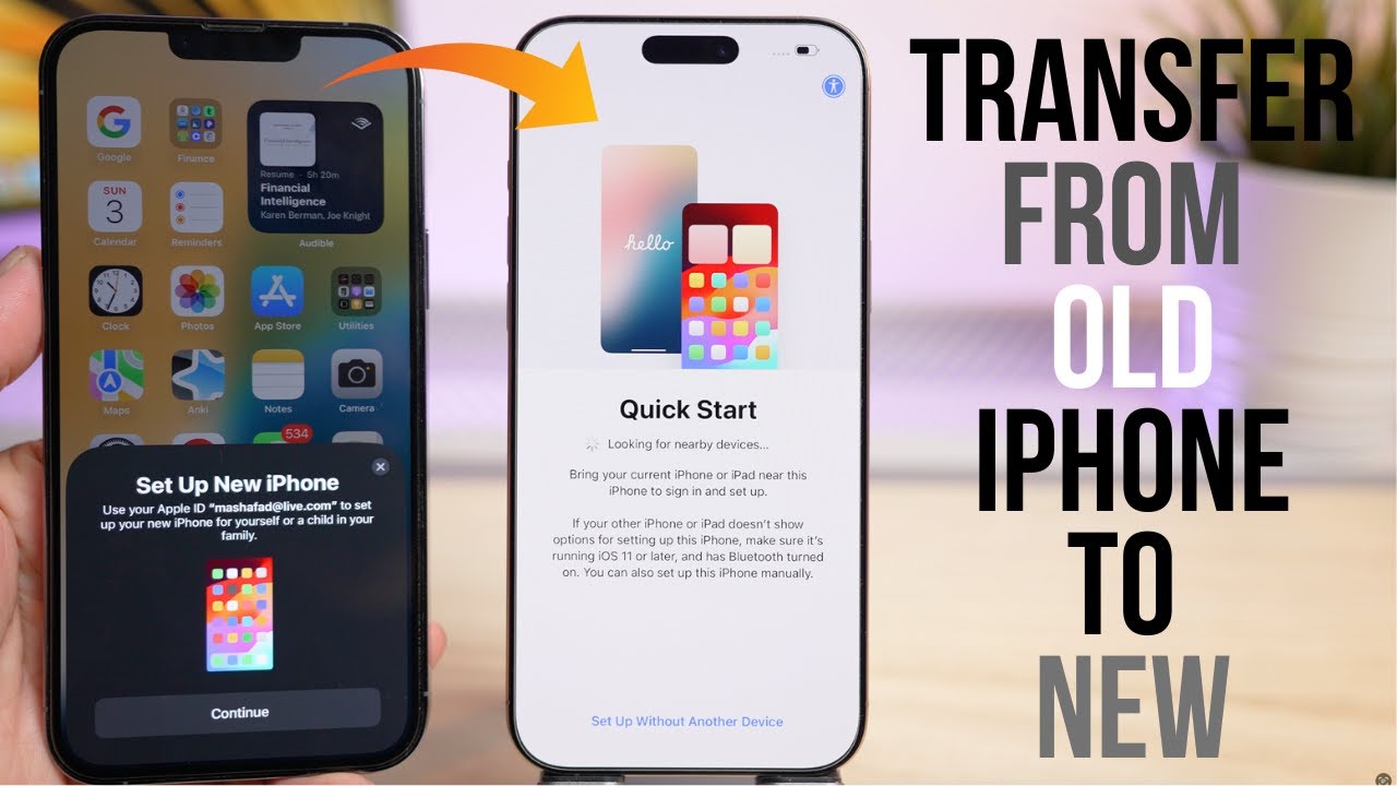 Transfer Data from Old iPhone to iPhone 16 📱