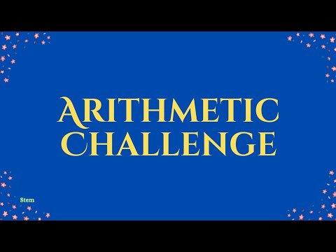 ARITHMETIC CHALLENGE | ADDITION, SUBTRACTION, MULTIPLICATION & DIVISION | SPEED MATH