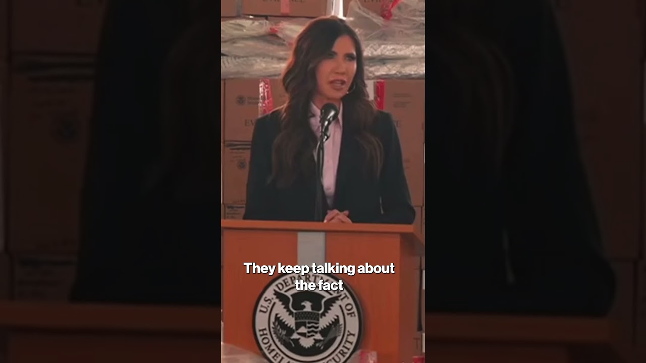 Noem Blasts Dems Opposing DHS Funding 'Wrong Message to the World' #shorts
