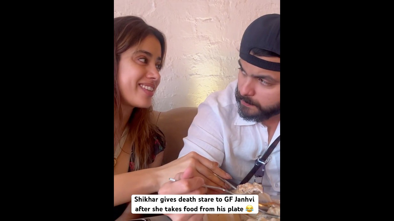 Shikhar Pahariya's Hilarious Death Stare at Janhvi Kapoor Over Food 😂