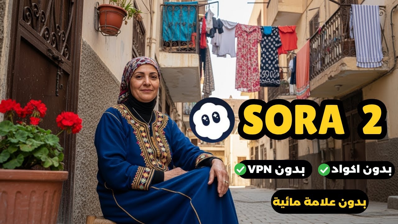 Sora 2 مجانًا: أنشئ فيديوهات بالذكاء الاصطناعي بدون أكواد 🎥