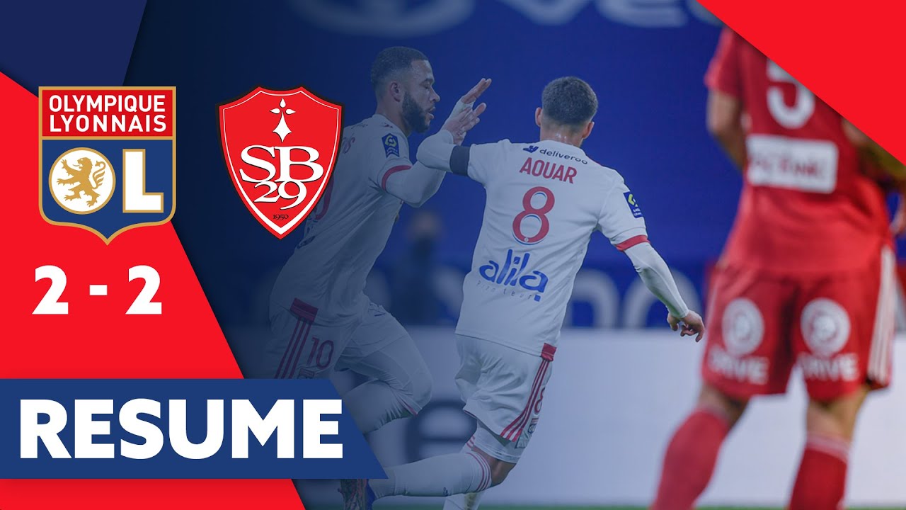 OL vs Brest : Résumé du Match 2-2 avec les buts de Memphis et Cornet ⚽