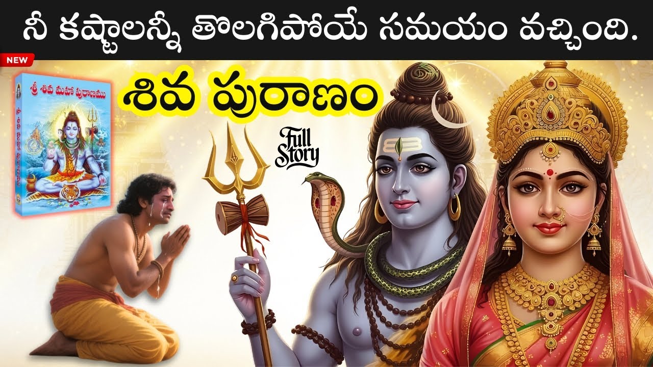 శివ పురాణ సారం - భాగం 1 | శివ పురాణ కథ తెలుగు లో | పవిత్ర శివ పురాణం