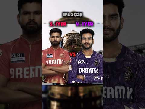 Shreyas Iyer vs Venkatesh Iyer | IPL 2025 Stats Battle