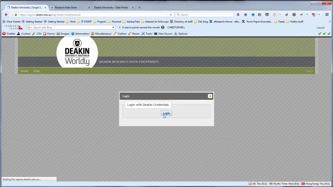 Secure Data Storage for Research π
