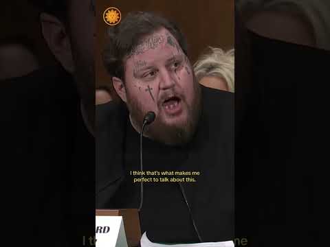 Singer Jelly Roll gives an impassioned speech before Congress on the fentanyl crisis #shorts