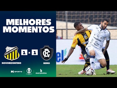 NOVORIZONTINO 1 X 1 REMO | MELHORES MOMENTOS | 36ª RODADA BRASILEIRÃO SÉRIE B