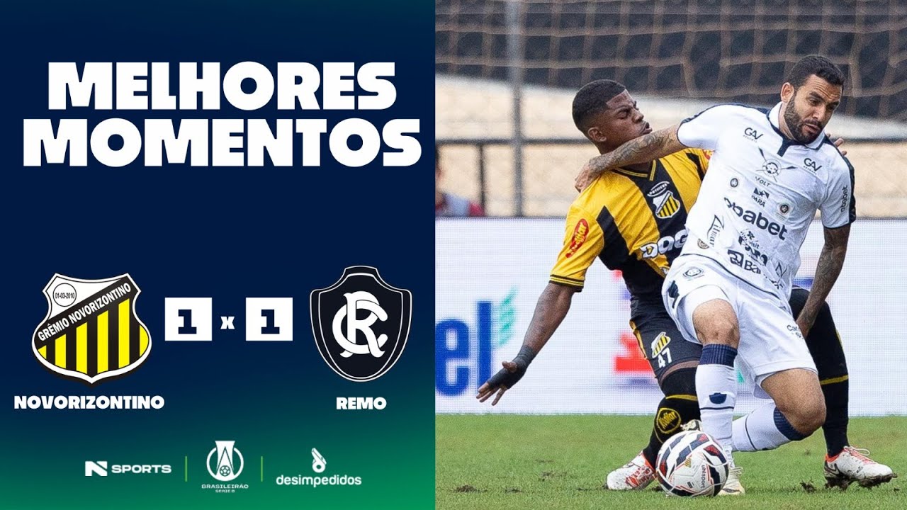 Novorizontino e Remo empatam 1-1 na 36ª rodada da Série B ⚽️