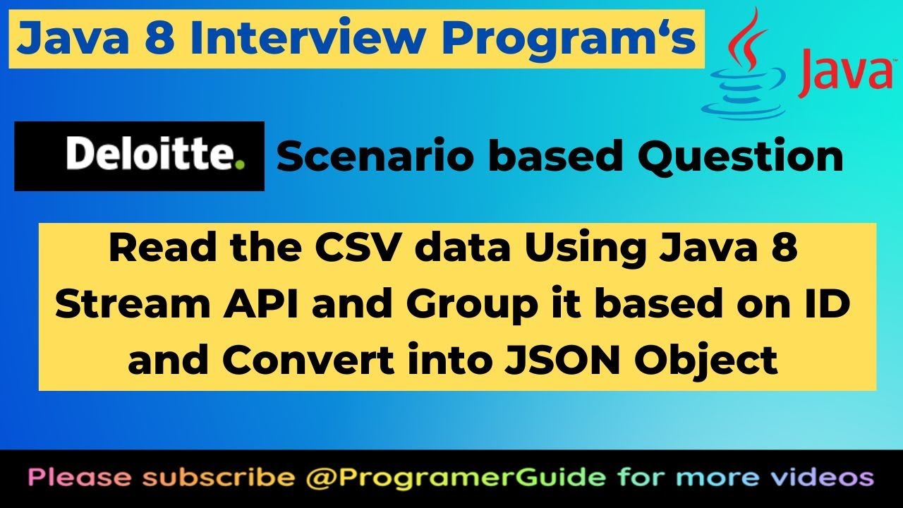 Java 8: Group CSV Data by ID & Convert to JSON