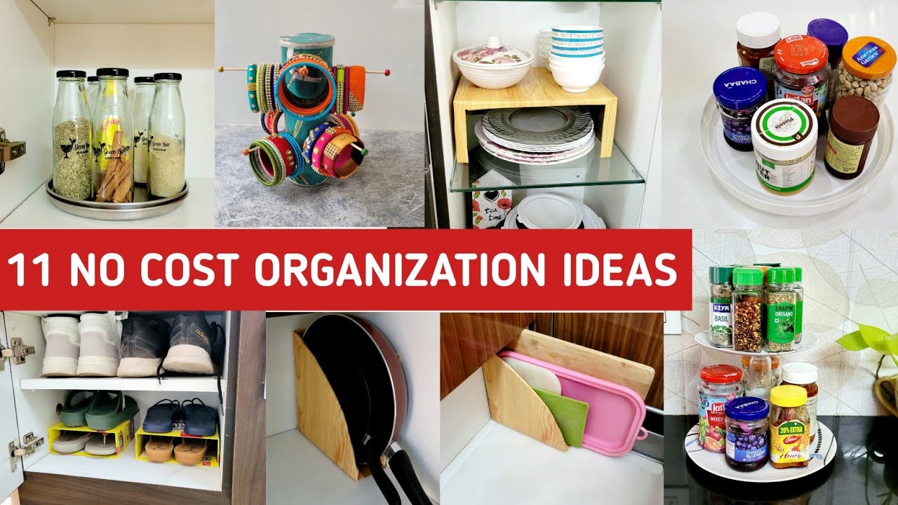 11 Free Home & Kitchen Organization Hacks π‘