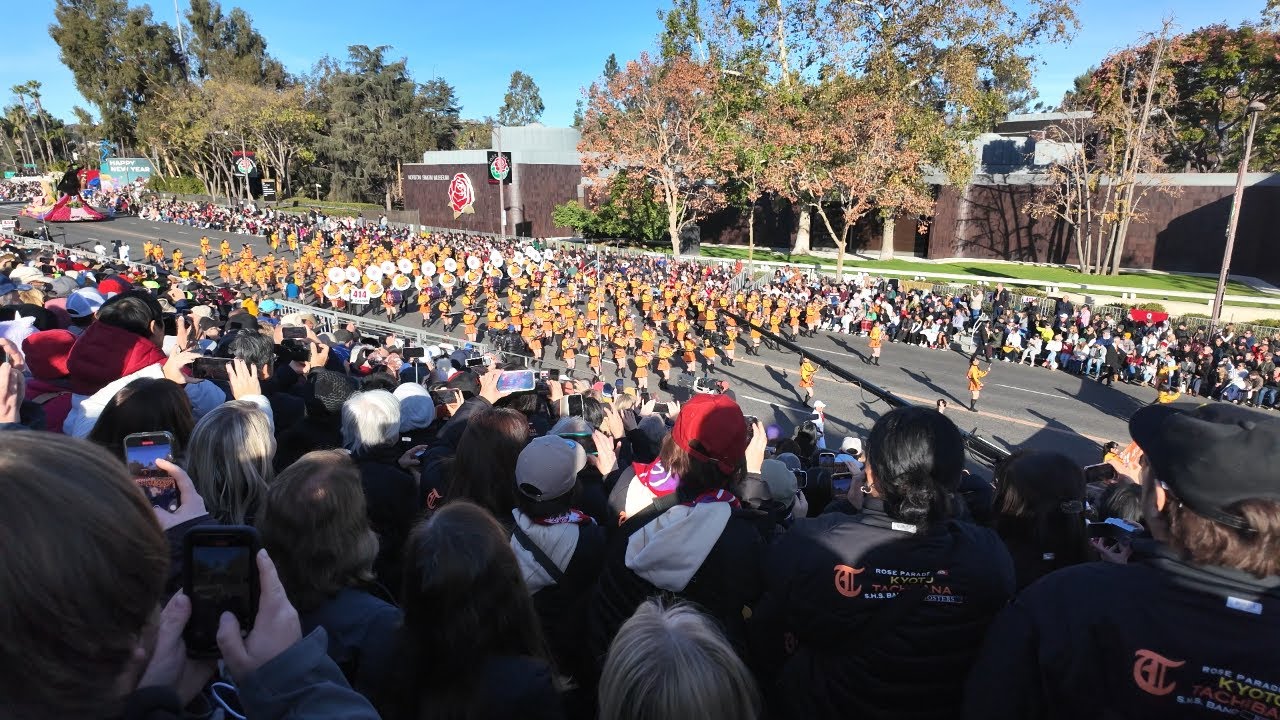 Kyoto Tachibana SHS Band at Rose Parade 2025 🎺