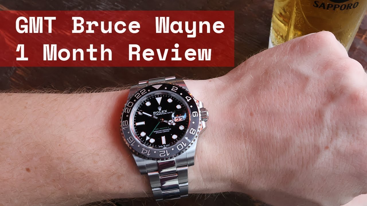 Review: Rolex GMT Master II 'Bruce Wayne' (Ref: 126710GRNR) ๐