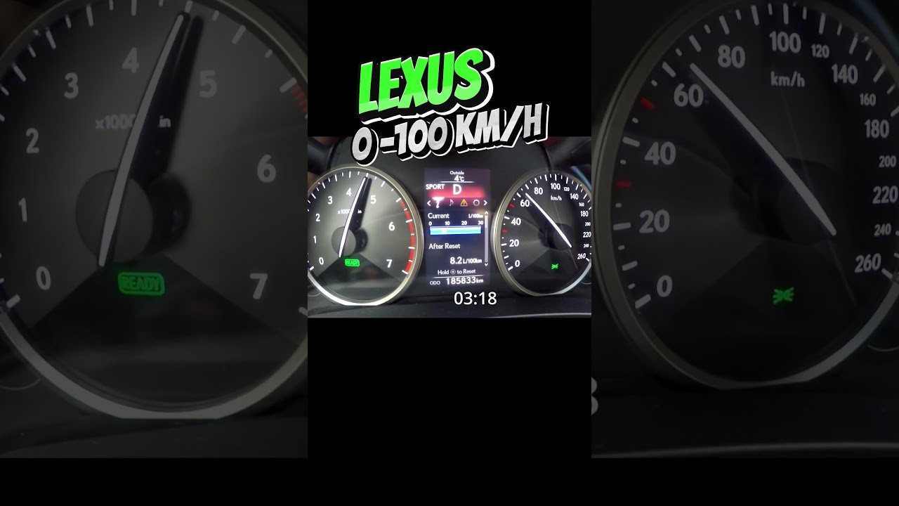 Lexus NX 2.5 Hybrid 0-100 km/h Acceleration π