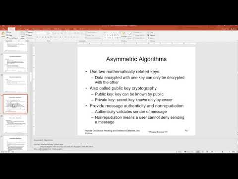 Chapter 12 - Cryptography