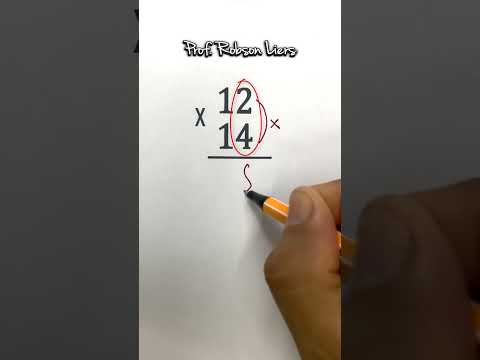 Multiplicação 🚨 Bizu do Prof Robson Liers #matemática #multiplicação #shorts