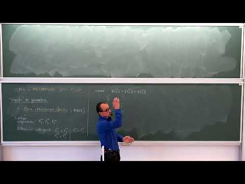 Mécanique du point cours n°1 - rappels de mathématiques