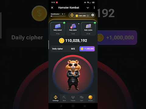 Hamster kombat 15 July cipher code #ciphercodes #cryptography #secretcodes #binance #bitcoin