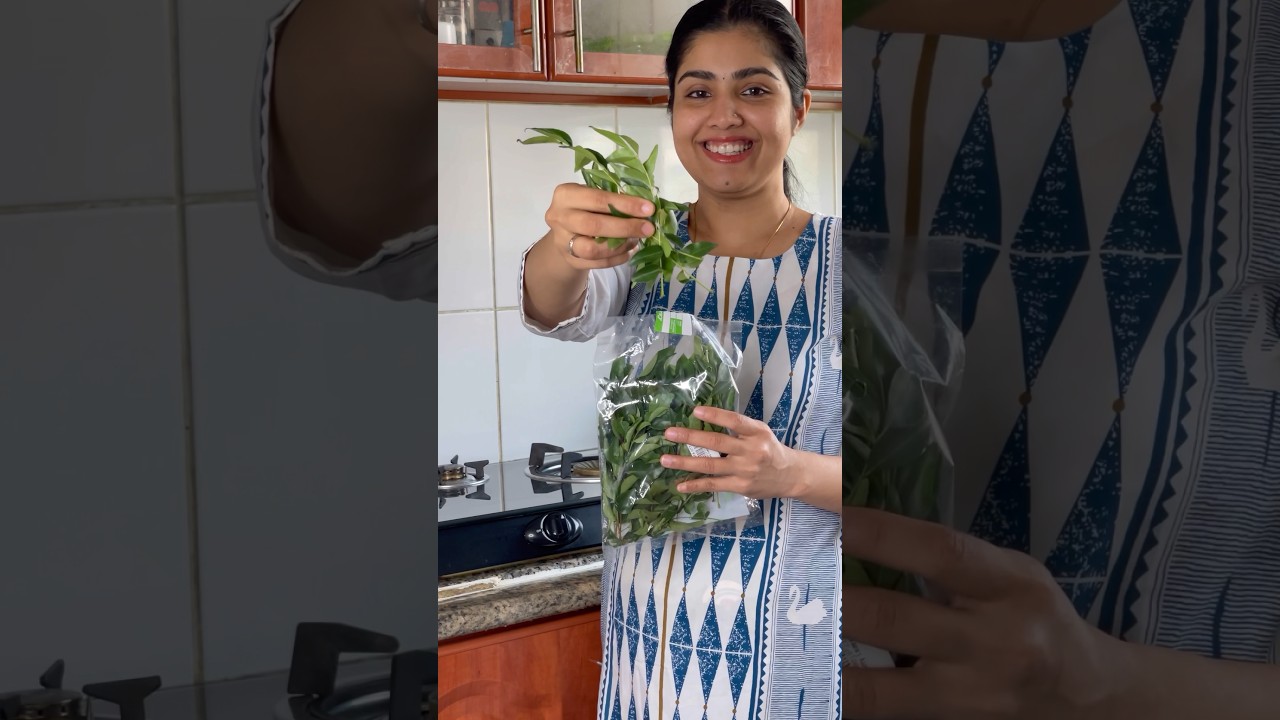 How to preserve curry leaves for long time /kitchen tips and tricks/easy kitchen tips