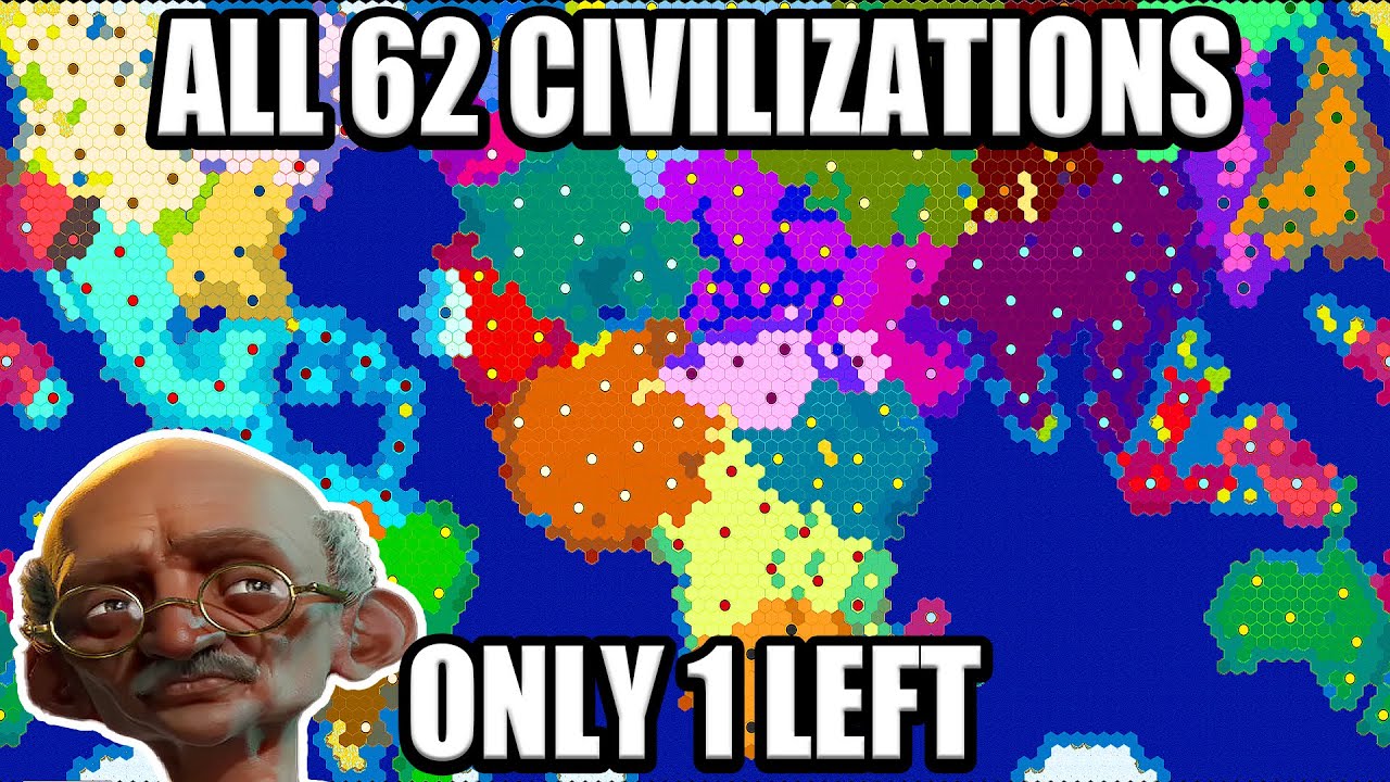 Conquering All 62 Nations in Civ 6 Deity Challenge 🌍