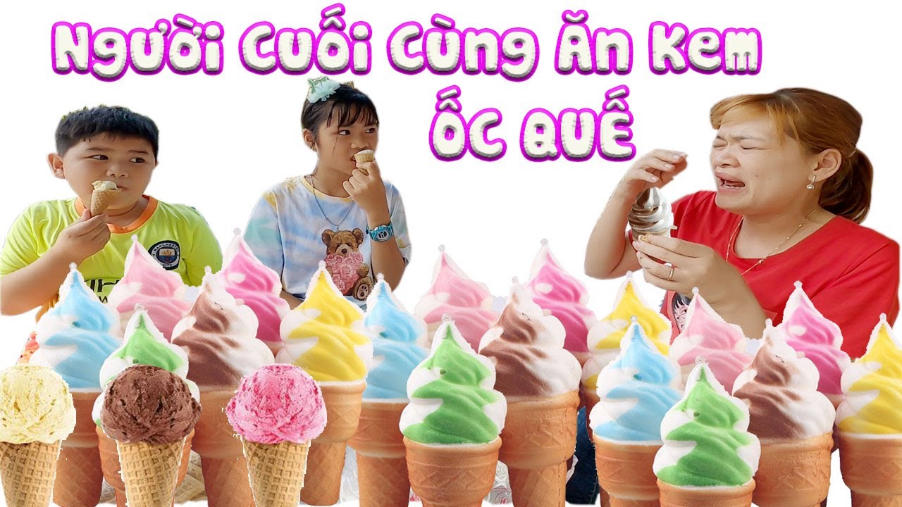 Thử Thách Người Cuối Ngừng Ăn Kem Ốc Quế 🍦