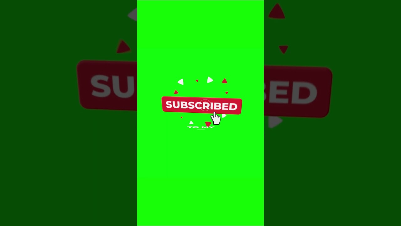 Subscribe for Creative Green Screen Animations π¨