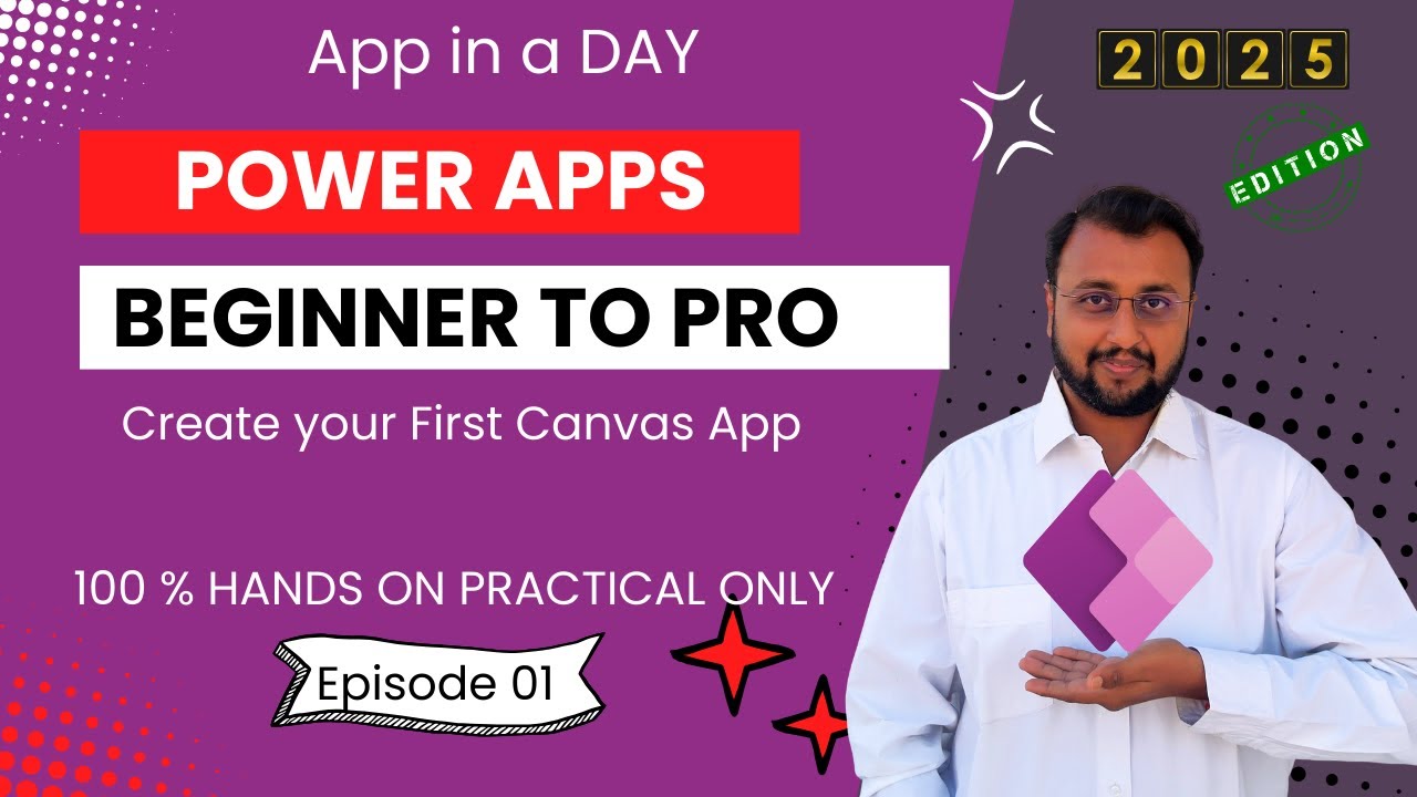 Power Apps in a DAY - Get Started with Canvas Apps - BEGINNERS | Ep. 01